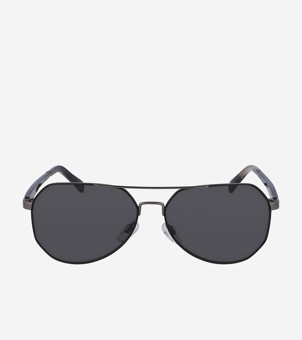 Men's Angular Navigator Sunglasses 